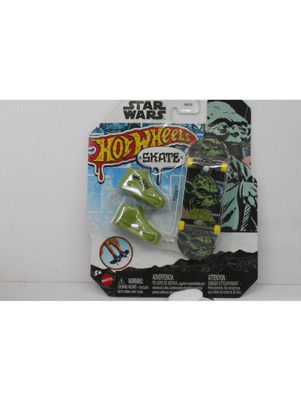Star Wars Hot Wheels Skate Yoda Fingerboard Toy skateboarding sealed